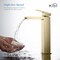 Kibi Waterfall Single Handle Bathroom Vessel Sink Faucet with Pop Up Drain C-KBF1005BG-KPW101BG - alternate 7